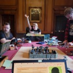 Amy Vorpahl doing her dungeon mastering stuff at a table of players