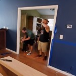 Demolishing the original frame