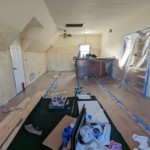 West wall, bottom done