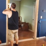 The walls definitely aren't level