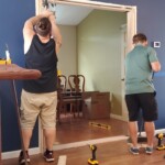 sawing off the shims