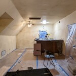 West wall, room done