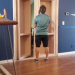 Installing the middle board (gap cover)