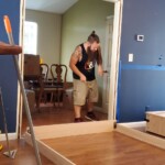 Setting up to install the frame