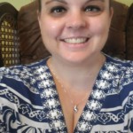 Me, acting as "project photographer" in our antique chair.