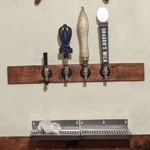 Original beer handles and spouts. They weren't informative and gunked up a lot.