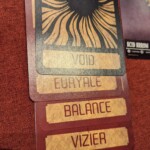 Some, but not all, the cards pulled from the Deck of Many Things this game