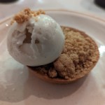 Barovian dinner - apple pie and mead ice cream