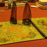 map of us going through a marsh towards a castle of bones